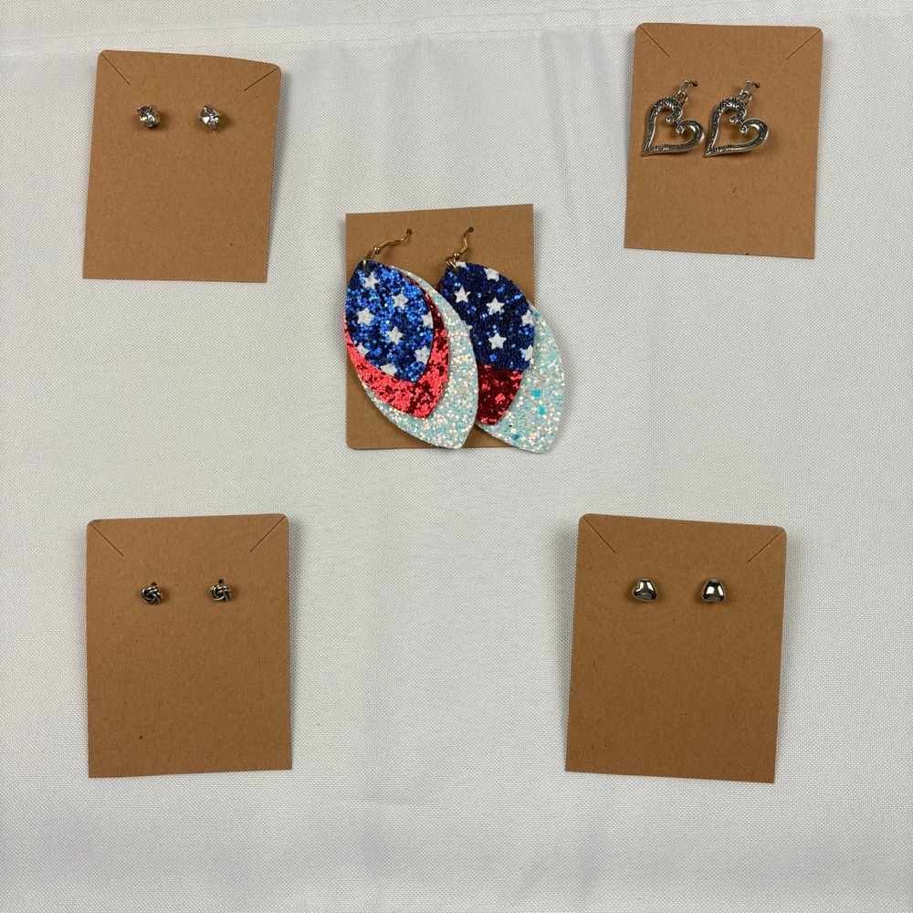 Set‎ of 5 pairs of Earrings Fashion Jewelry Retro Boho Beach Summer Vibes Party